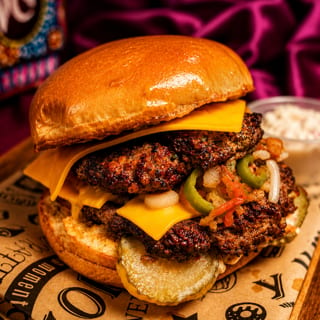 Chapli Burger w/ Fries